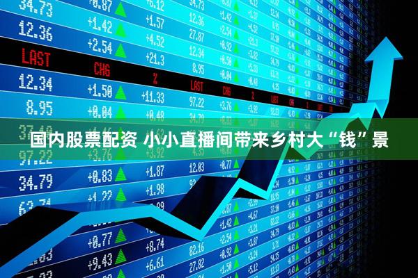 国内股票配资 小小直播间带来乡村大“钱”景