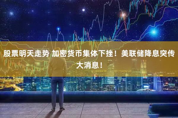 股票明天走势 加密货币集体下挫！美联储降息突传大消息！